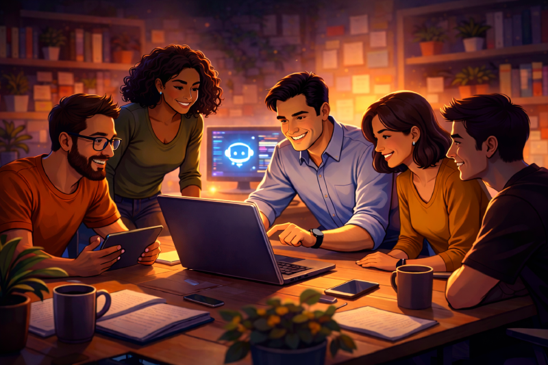 Evolving team culture with AI